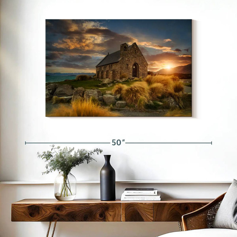 Adella Remote Church, 26" H x 39" W