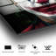 Boze Wall Decor on Tempered Glass