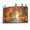 Rustic Lodge 2 - Light Flush Mounted Sconce