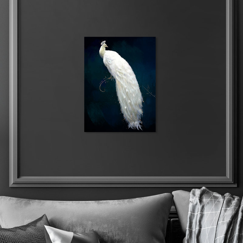 Habillé de plumes - impression, Toile tendue, H 45 po x l 30 po, Sans cadre