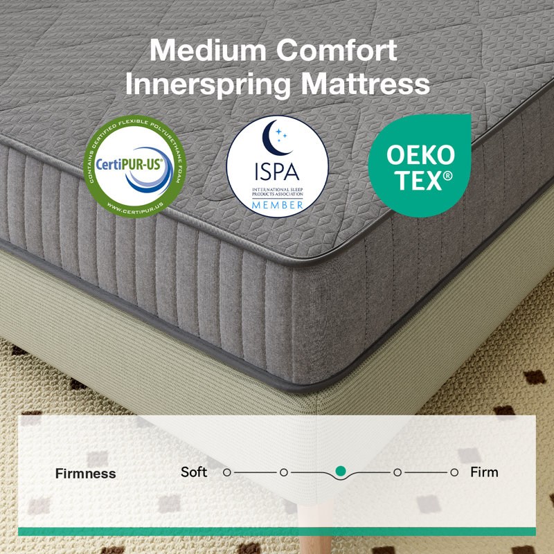 Cooling Gel Memory Innerspring Mattress, 8", Queen
