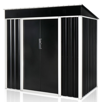 Remise de rangement en métal l 6 pi x P 4 pi