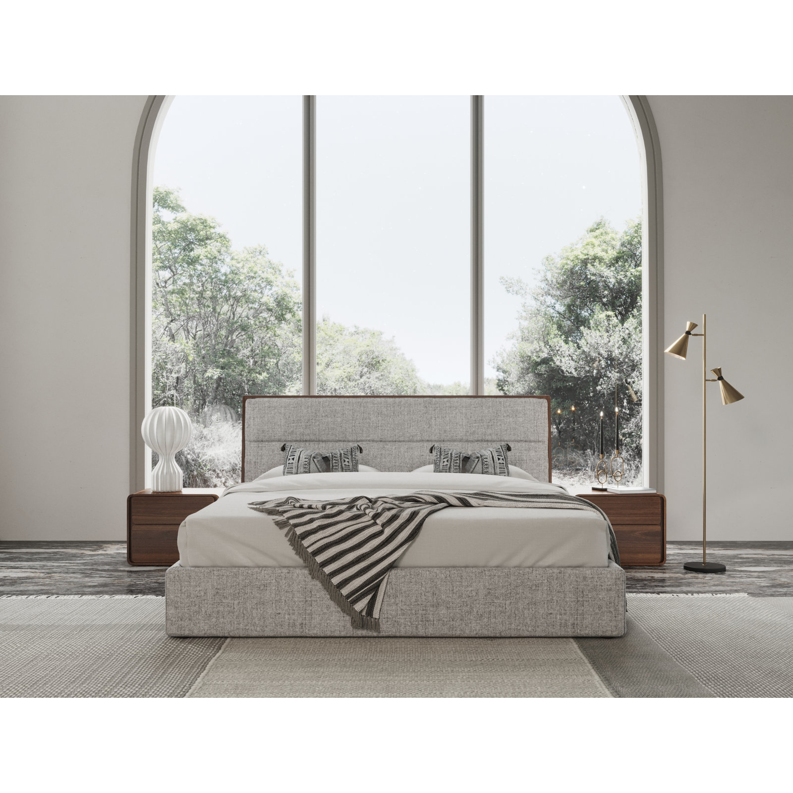 Berkeley Upholstered Bed, Queen
