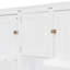 Lits simples escamotables doubles avec armoires et tablettes-529168059