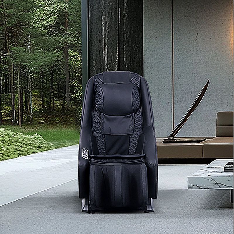 black massage chair, Black