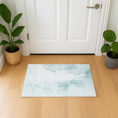 Premium Machine Washable Mayfield AMF2133 swirls Rug