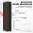 4 PCS 106"L x 12.6"W Acoustic Slat Wall Panels, Eco-Wood Look for Home/Office Wall & Ceiling (37.12 sq. ft.)-110994054