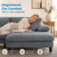 Canapé-lit modulaire convertible en U en chenille-1795498224
