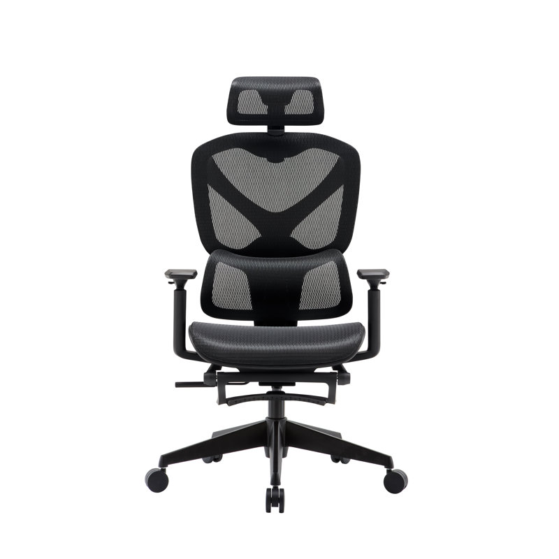 Chaise de bureau en coton Marabel