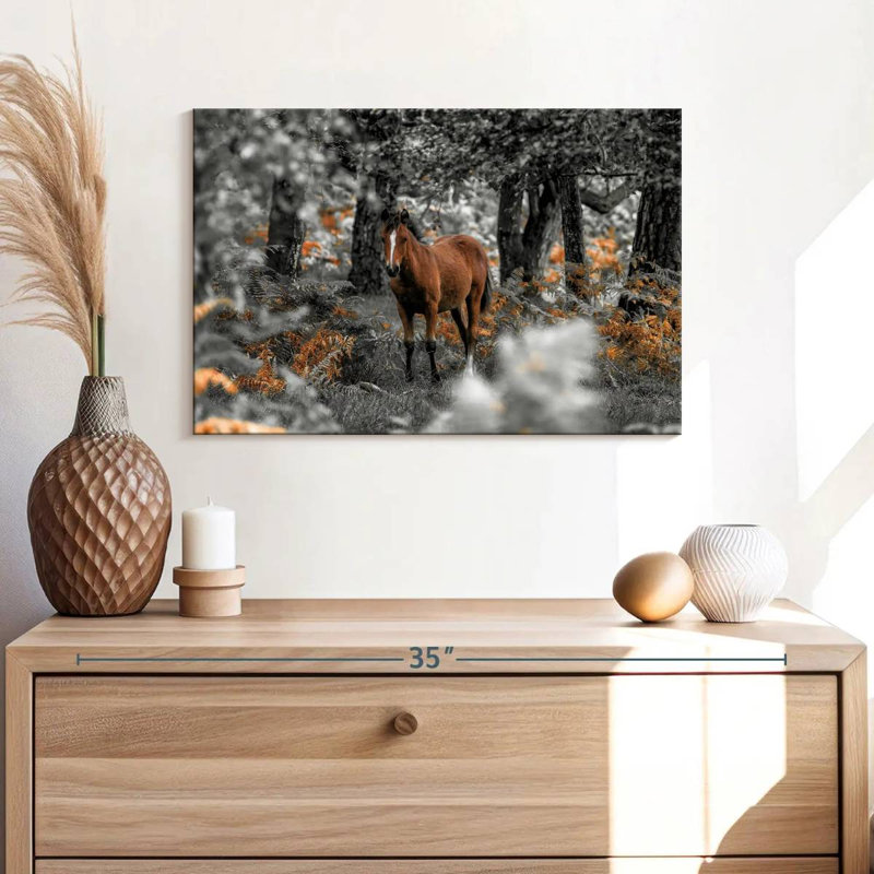 Brampt Horse Trails I, 16" H x 24" W