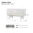 Azmeena 54'' 3-Door Fluted Sideboard with Adjustable Shelves-366706547