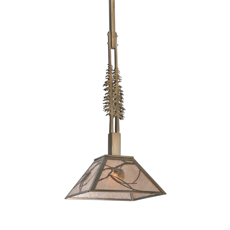 Luminaire suspendu unique en son genre à 1 lumière