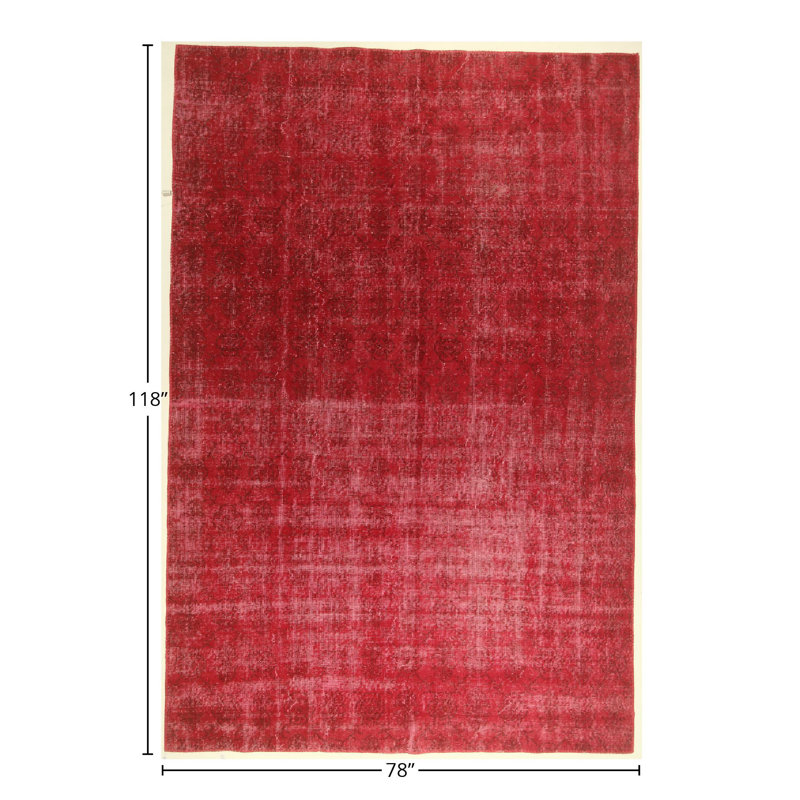 Area Rug in Red