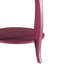Table d'appoint mauve avec tablette inférieure