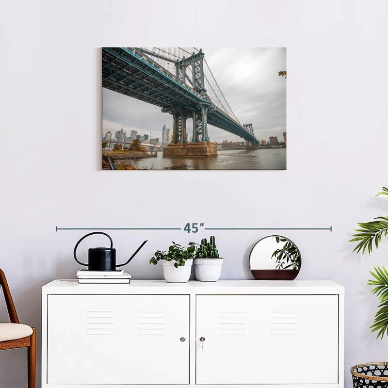 Couvert Manhattan Bridge NY, H 20 po x l 30 po