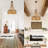 Boho 18" 4-Light Dimmable Beaded Empire Chandelier
