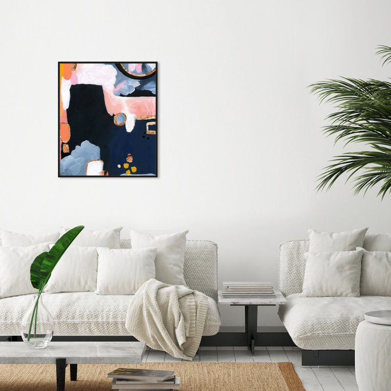 «Bauder Betton Three Pink Lipsticks» par Amanda Greenwood, reproduction sur toile, H 30 po x l 24 po x 1,5 po, Cadre noir