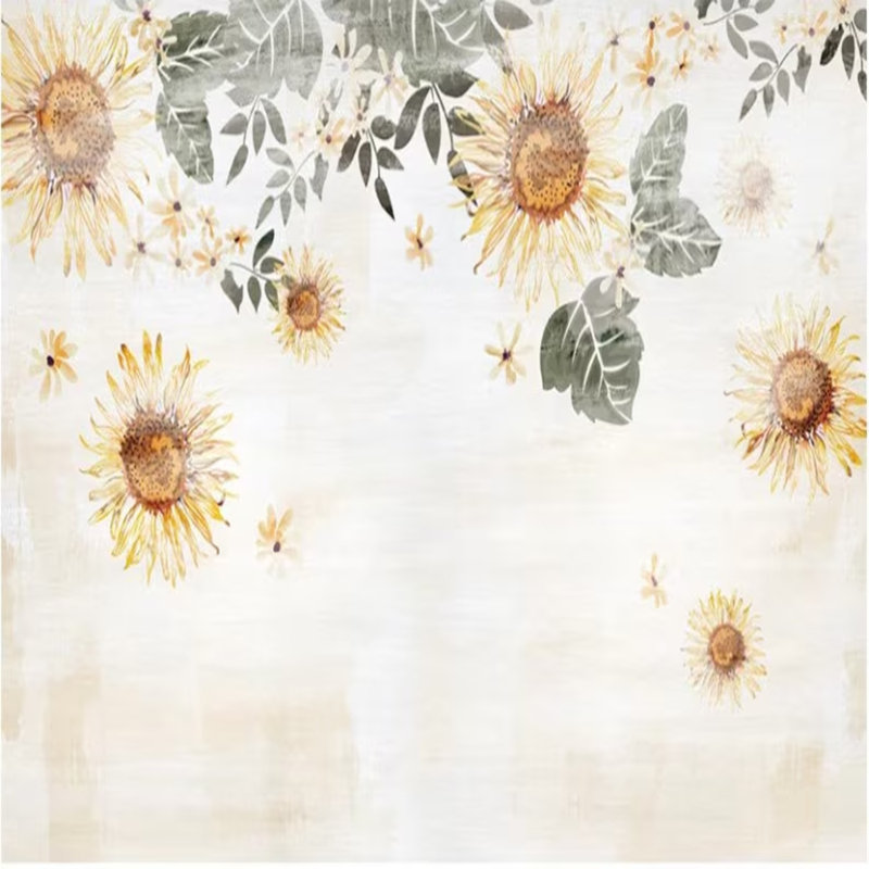 Golden Sunflower Breeze, 96" L x 108" W