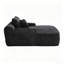 Chaise longue convertible, peluche grise, avec porte-gobelet-522022820-522022827