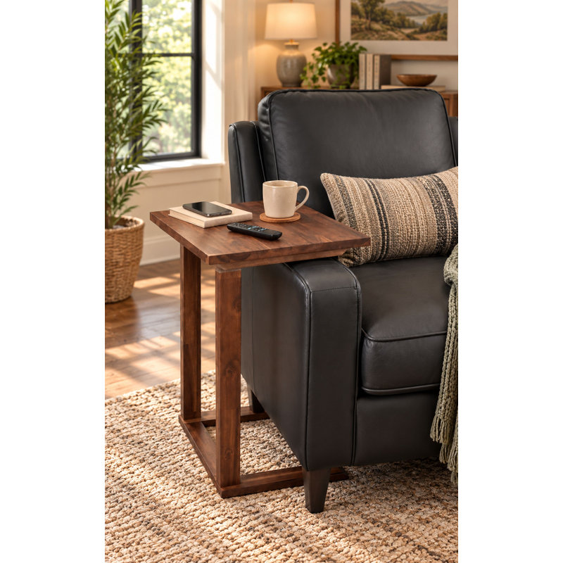 Acacia C-Table, Black Walnut
