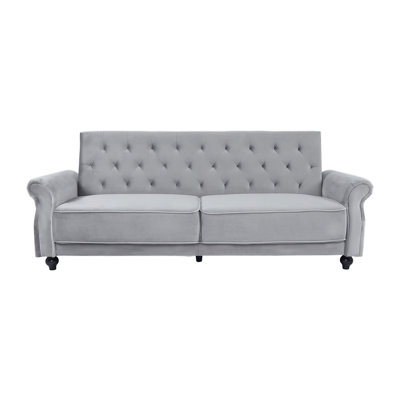 Streator 3 Seater Velvet Sofa Bed