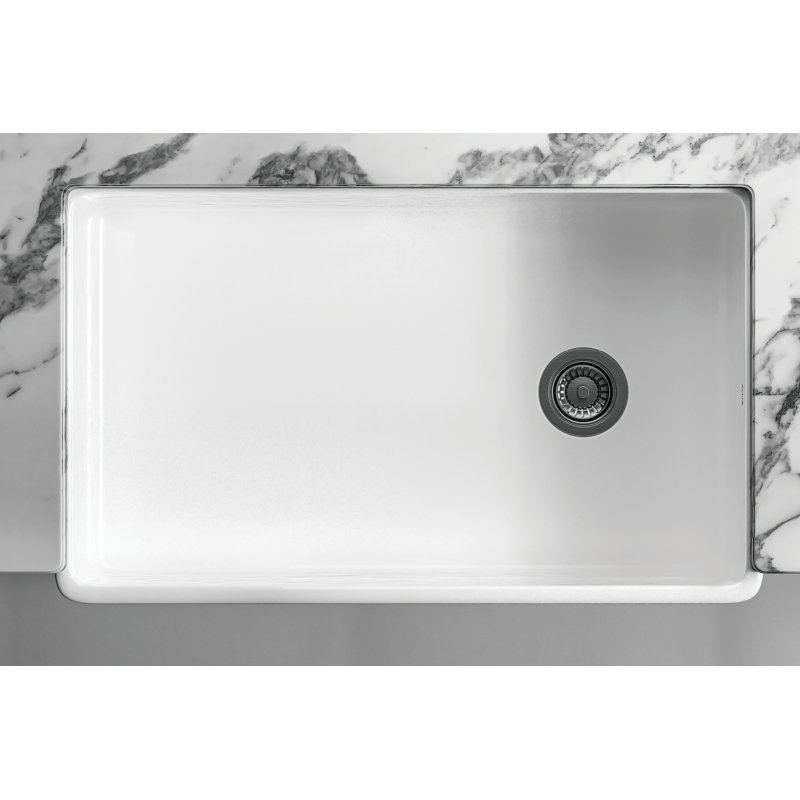 Allia™ 32" Fireclay Single Bowl Apron Front Kitchen Sink, Pergame
