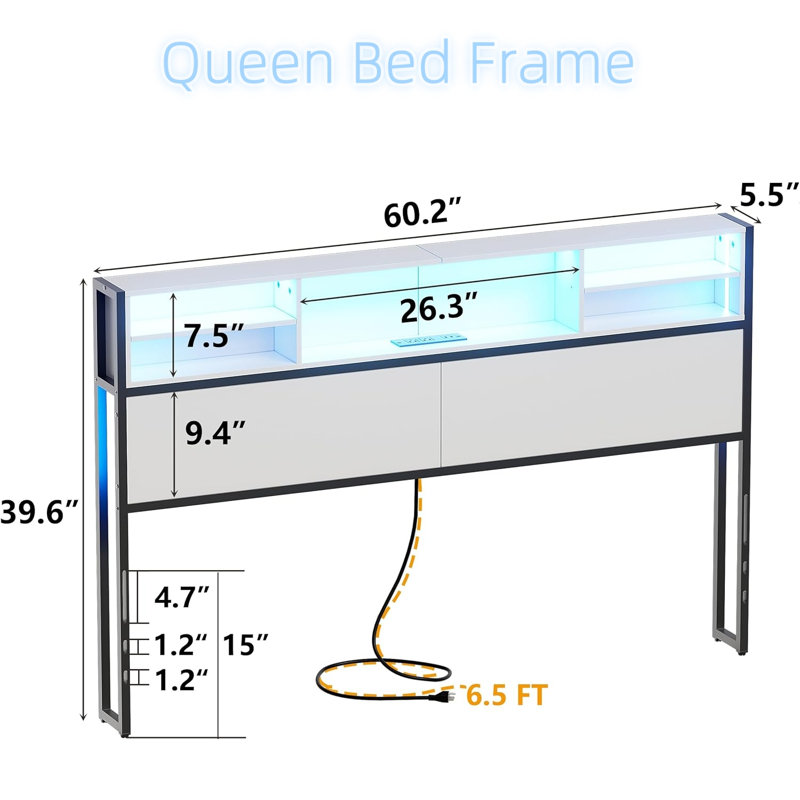 Knoxley Bookcase Headboard