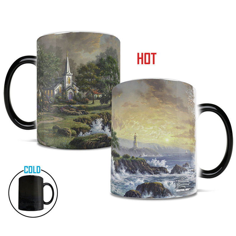 Verres à changement de chaleur Thomas Kinkade Seaside Haven Morphing - 11 oz