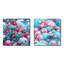 Ciclali - Ensemble de 2 collages carrés abstraits-101862036-101862040