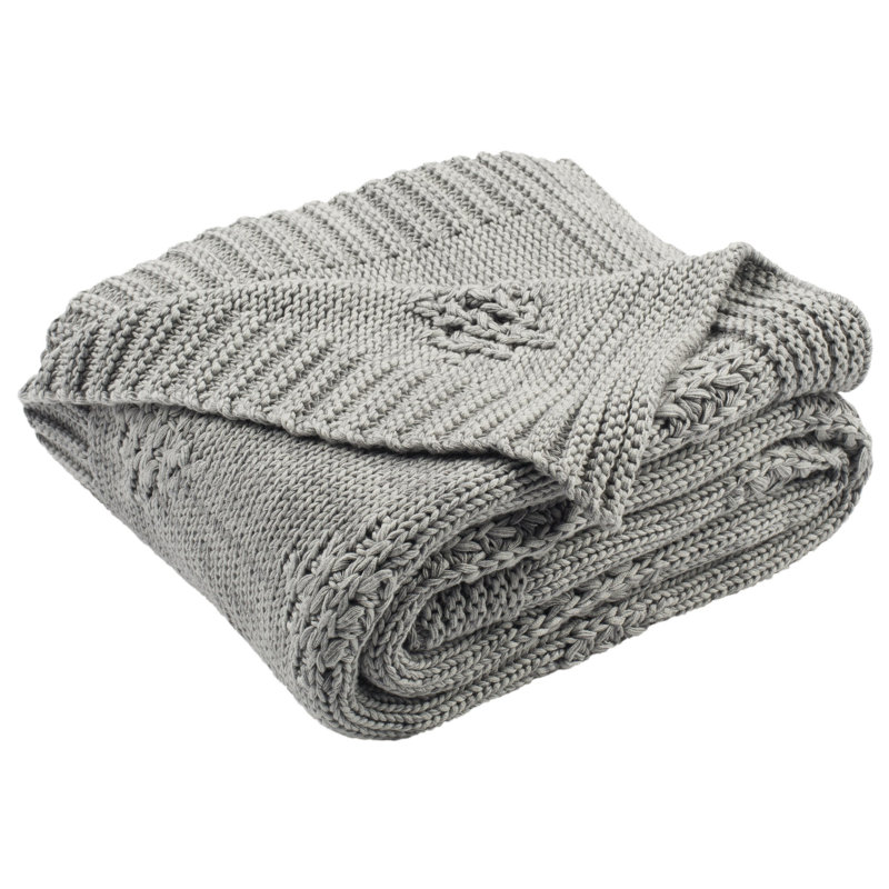 Knitted Throw Blanket