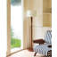 Lampe de salon en bois massif