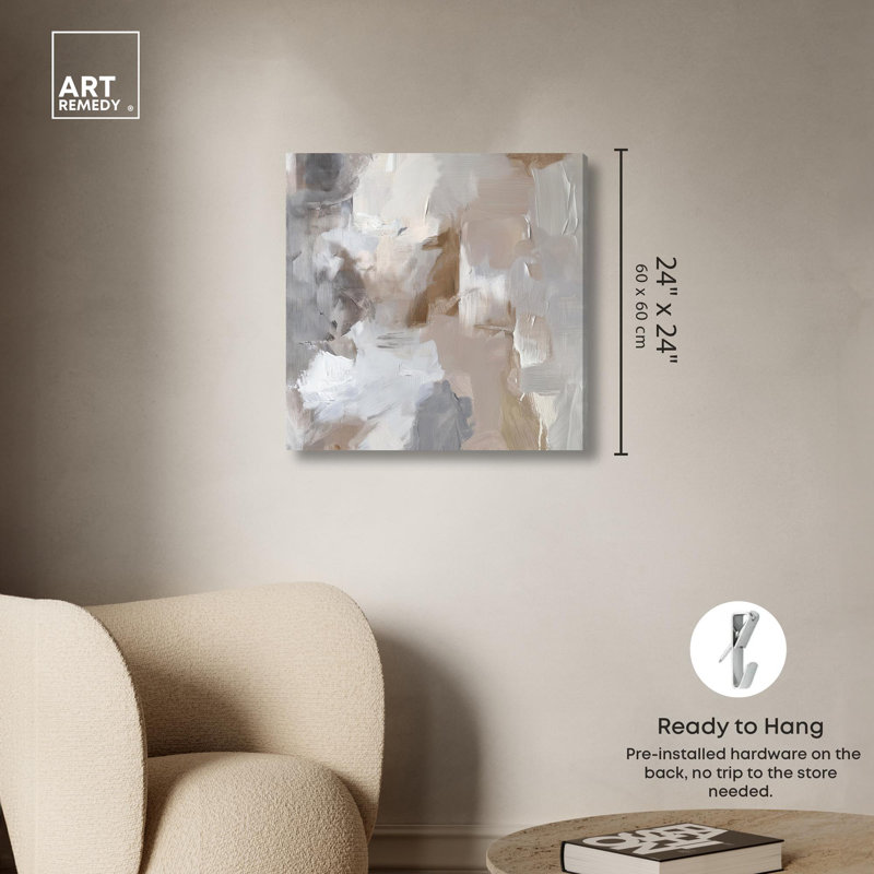 Toile Faded Textured III par Art Remedy, H 20 po x l 20 po, Toile tendue, Toile tendue