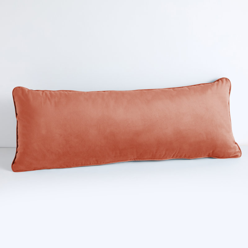 Housse et insert de coussin en velours Vibe, Orange