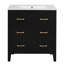 Meuble-lavabo avec lavabo et 3 tiroirs-129606456