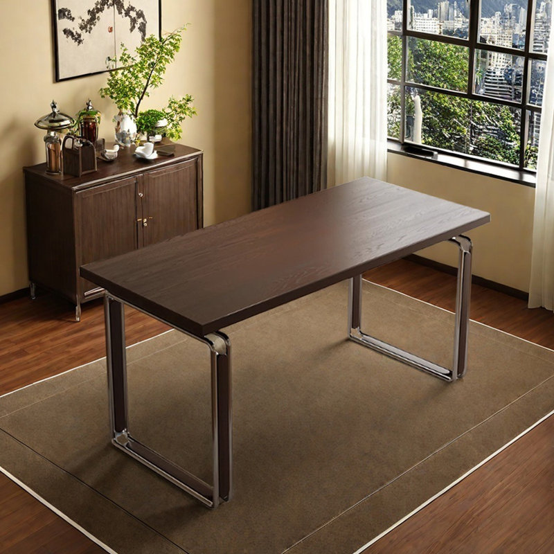 Exquisite Retro Art Design Rectangular Table, 29.52"H x 55.11"L x 27.55"W