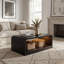 Table basse moderne en MDF de 47,24 pouces avec tablette de rangement ouverte-742626572