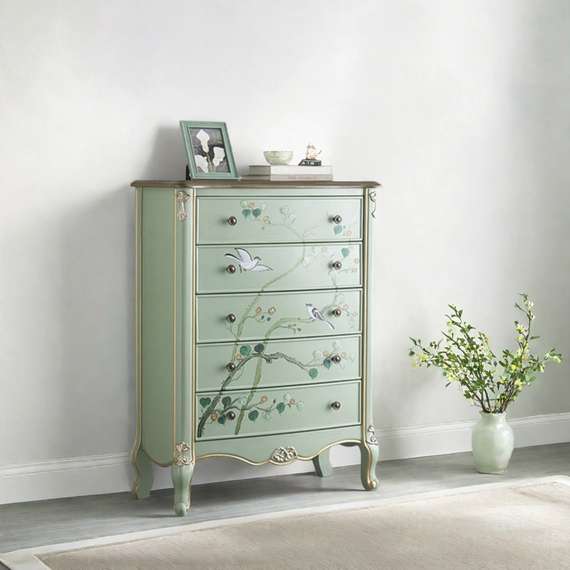 Armoire d'entrée peinte