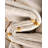 Latitude Run® Checks Nikica Rug White and Gold-1403088095