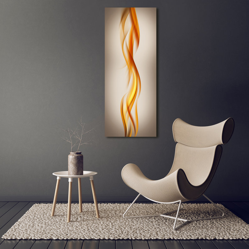 Waves Abstraction - Wrapped Canvas Print