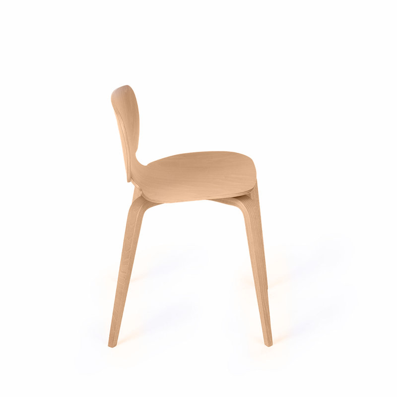 Mina 45cm H Side Chair, Oak
