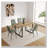 Industrial Rectangular Dining Table-847403485