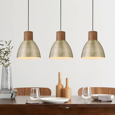 Kitchen Island Table Hammering Pendant Light