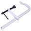 Pince en F robuste, coussin pivotant amovible, pince en F à gorge profonde 5-1 / 2 po, pince à barre robuste pour le soudage, 12 po x 5 1/2 po, paquet de 4 pièces