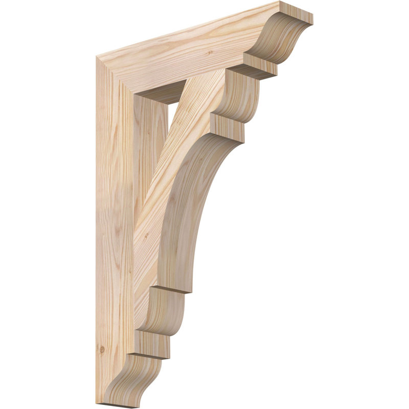 Support olympique traditionnel, Douglas (lisse), H 24 po x l 3,5 po x P 16 po