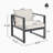 4 PC CHAT SET FINISH WITH BEIGE CUSHION