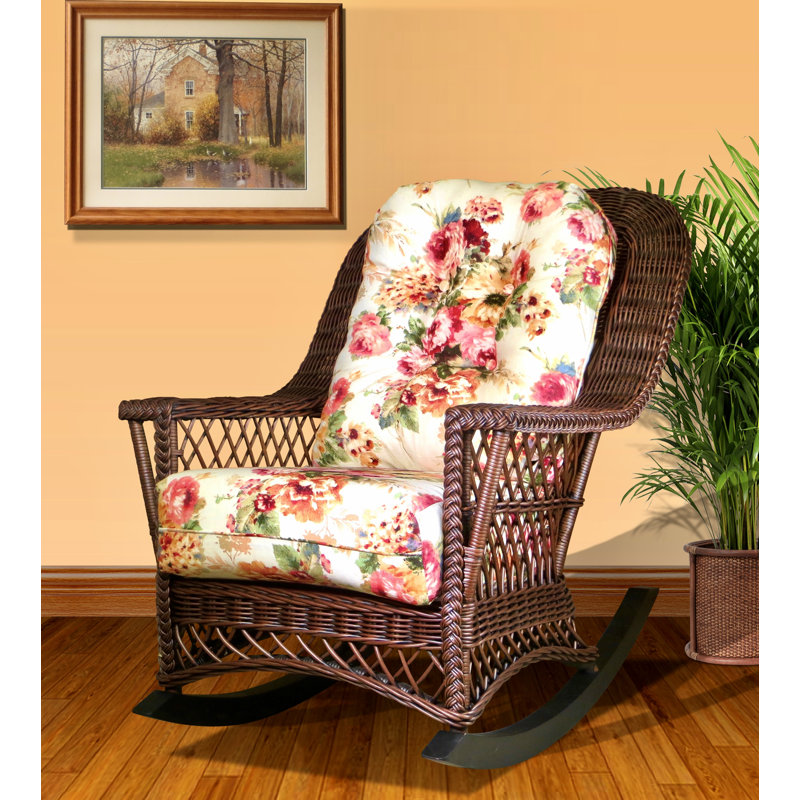 Chaise berçante Rosado, Suède, Brun délavé