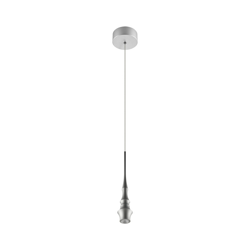 Polaris 5" Silver Aluminum LED Pendant Light