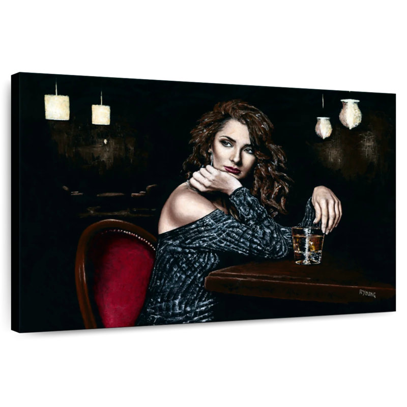 Leisha Whisky Neat, H 20 po x l 30 po