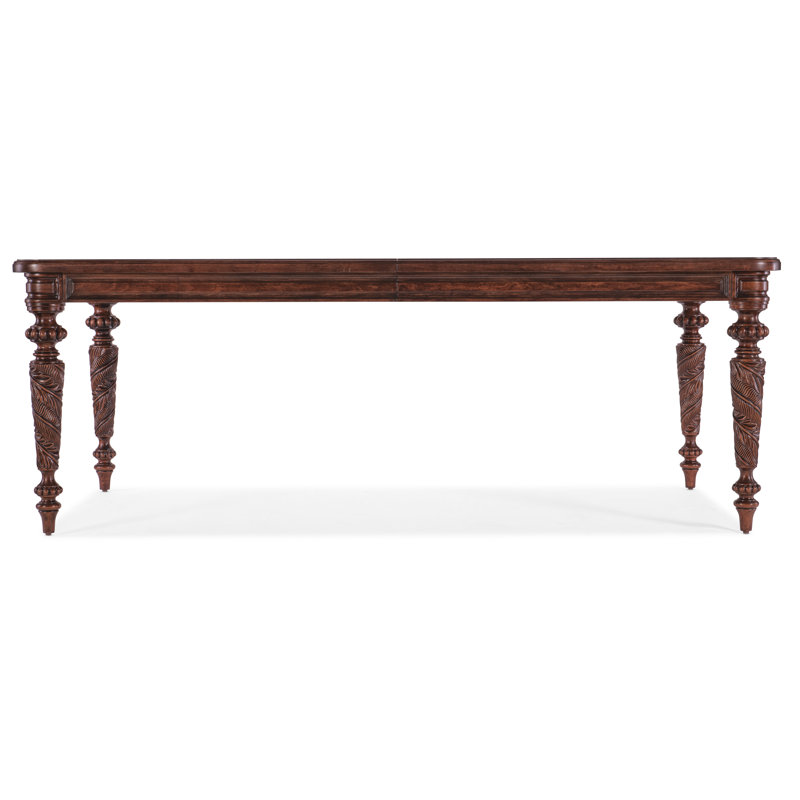 Charleston Maraschino Cherry Extendable Solid Wood Dining Table