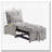 Upholstered Velvet Convertible Sleeper Chair with Adjustable Backrest and Pillows-1815545665